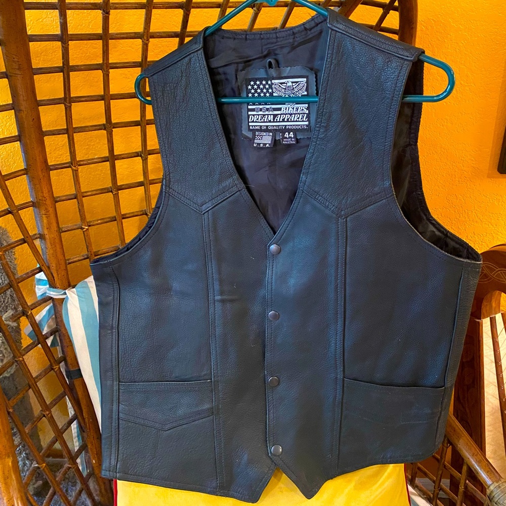 Bikers Dream Apparel Men’s Leather Vest